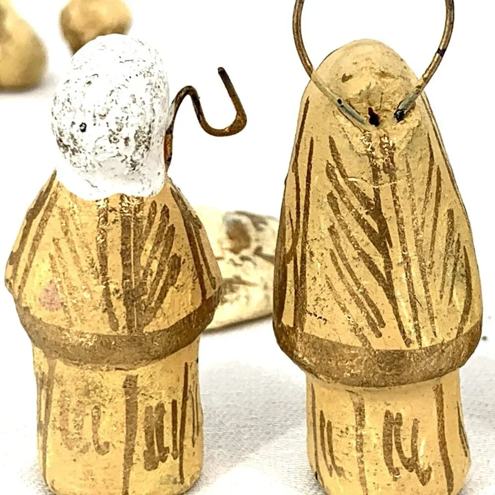 Mexican Nativity Handmade Clay Pottery Folk Art 14 Pc Miniature